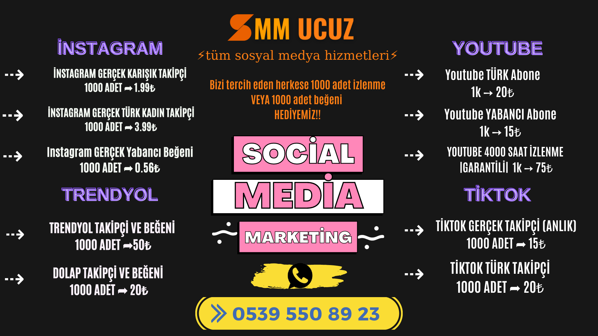 Bizi tercih eden herkese 1000 adet izlenme veya beğeni hediye.png